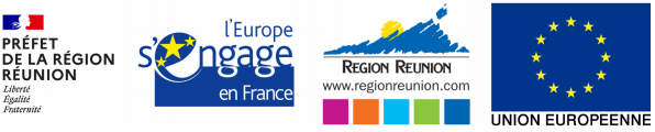 logo prefet de la reunion, l'europe s'engage, region reunion, union européenne