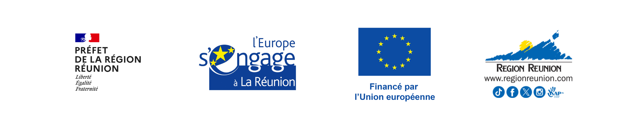 Logo des partenaires et financeurs