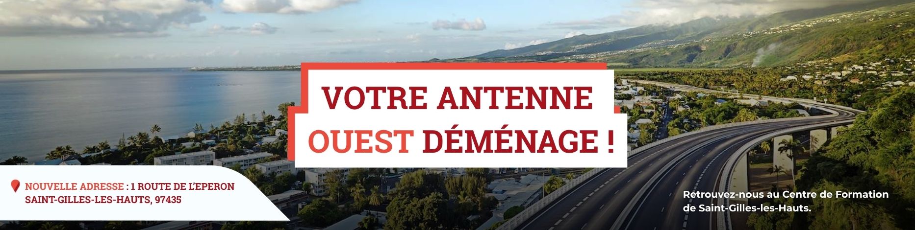 Déménagement antenne ouest
